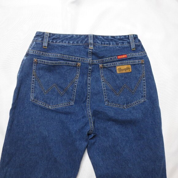 WRANGLER womens JEANS denim BLUE western COWBOY high rise SIZE 7/8 - Picture 9 of 11